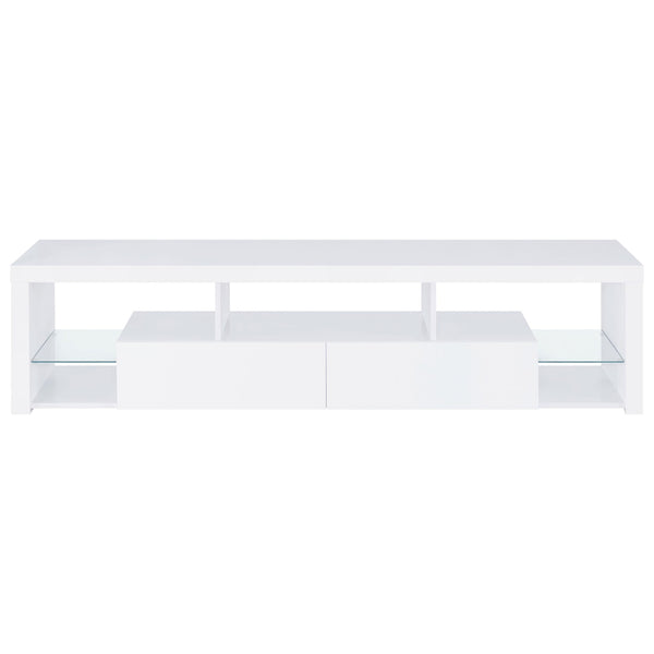 Jude 3-piece 71-inch TV Entertainment Center White High Gloss