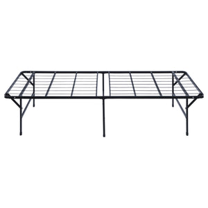 Mabel Metal Twin Mattress Support Platform Bed Black