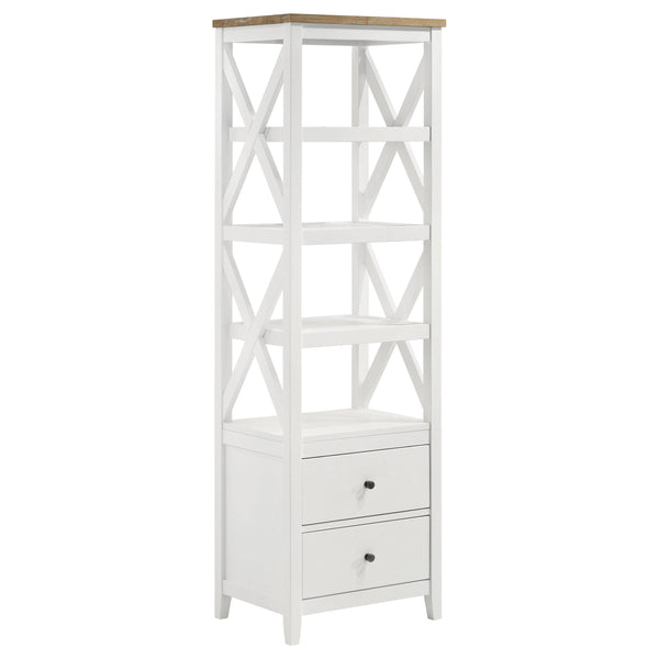 Hollis 3-piece 67-inch TV Stand Entertainment Center White