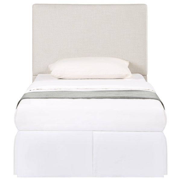 Pirro Upholstered Twin Panel Headboard Sand