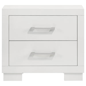 Jessica 5-piece Eastern King LED Bedroom Set Snow White