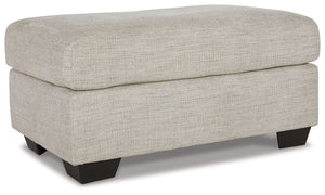 Laid-back luxury meets neutral practicality in this ottoman. Taking its cues from contemporary design, the clean-lined piece acts as a chic footstool or a converted coffee table. The softly upholstered cushion keeps you comfortable when kicking back to re