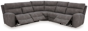 Next-Gen Durapella - Slate - 5-Piece Power Reclining Sectional
