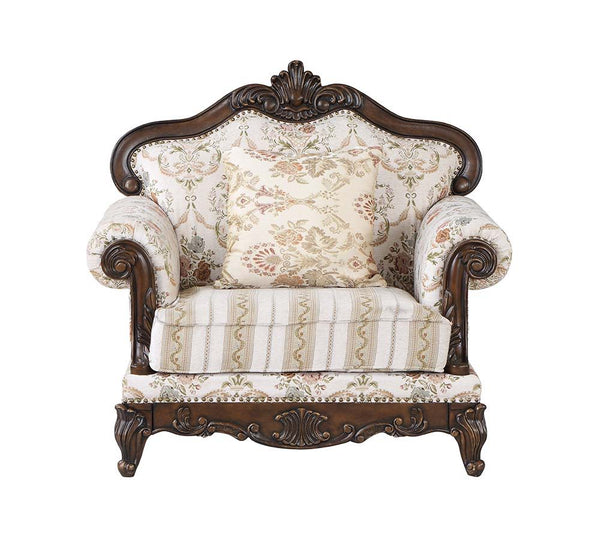  this design offers unparalleled evocative refinement. The beautiful Nyla sofa is great for creating an inviting classic home. wooden carvings decorate the crown and apron. The rolled arms add more of t