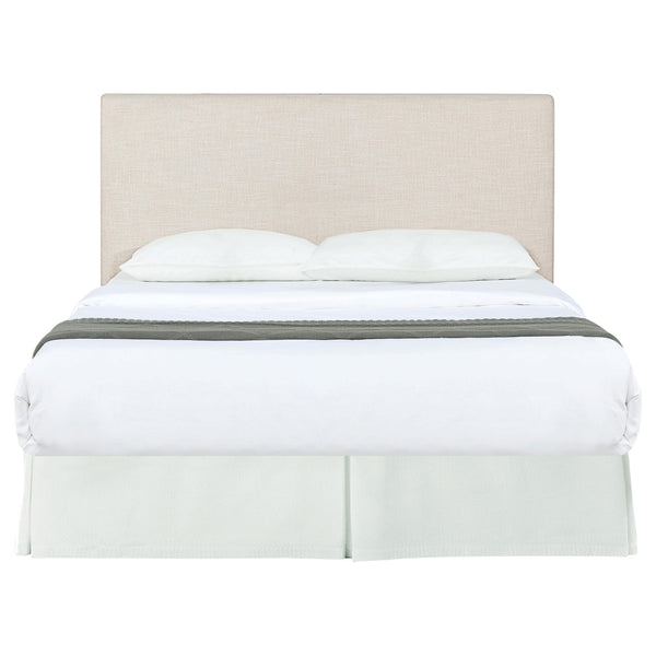 Pirro Upholstered King Panel Headboard Sand