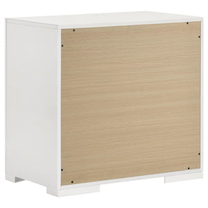 Ives 4-piece Eastern King Bedroom Set White High Gloss