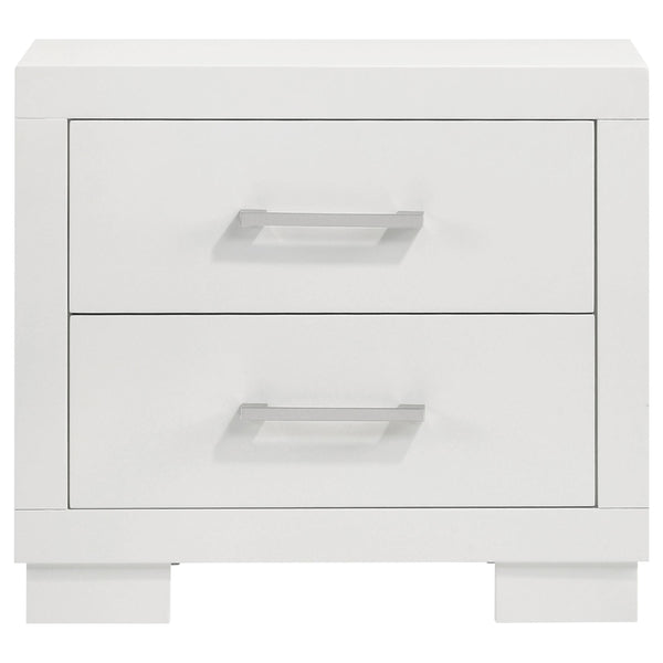 Jessica 5-piece Queen LED Bedroom Set Snow White