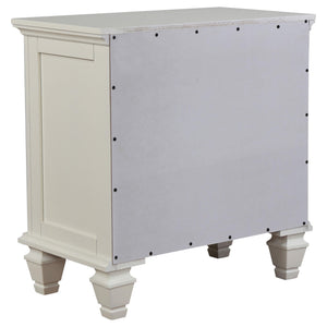 Sandy Beach 5-piece Eastern King Bedroom Set Cream White