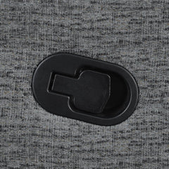 Bahrain Upholstered LAF Recliner Charcoal