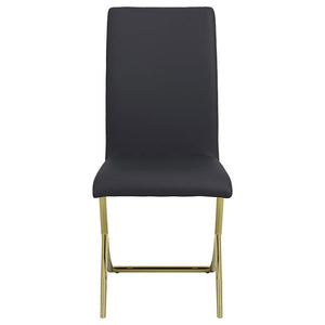 Carmelia - Upholstered Dining Side Chairs (Set of 4) - Black