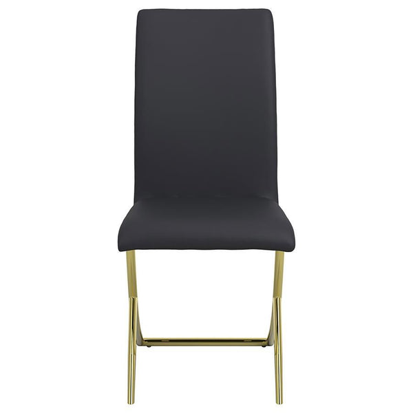 Carmelia - Upholstered Dining Side Chairs (Set of 4) - Black
