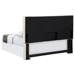 Kosmo Upholstered King Panel Headboard Sand