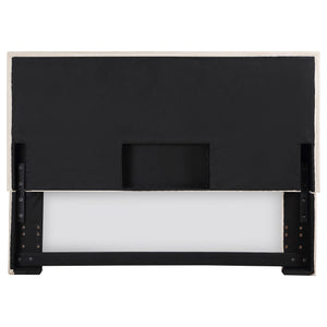 Izzy Upholstered Queen or Full Panel Headboard Sand