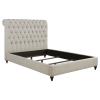 Devon 57-inch Upholstered Eastern King Headboard Beige