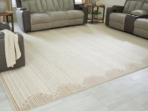 Emorymore - Brown / Beige - Extra Large Rug