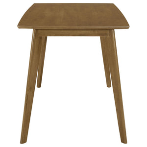 Kersey 5-piece Rectangular Dining Table Set Chestnut