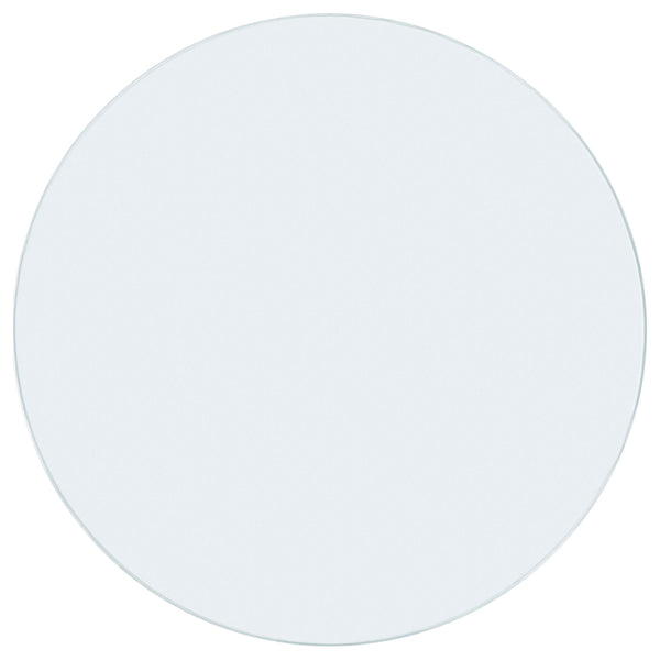 54-inch 10mm Round Clear Tempered Glass Top