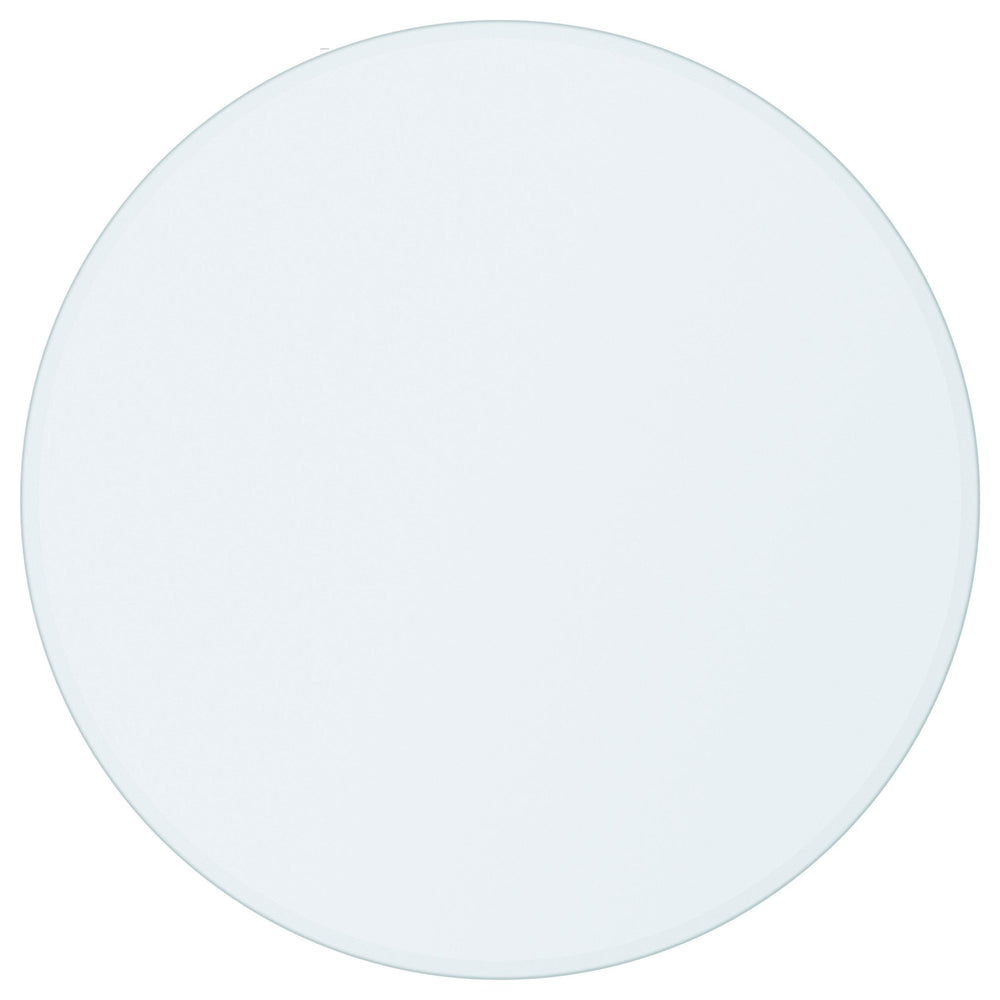 48-inch 6mm Round Clear Tempered Glass Top