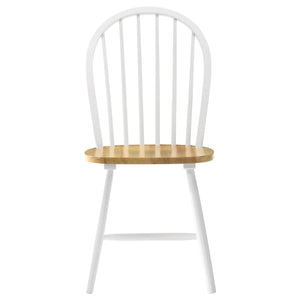 Allison 5-piece Round Drop Leaf Dining Table Set White