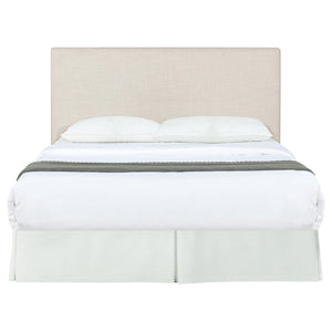 Pirro Upholstered Queen or Full Panel Headboard Sand