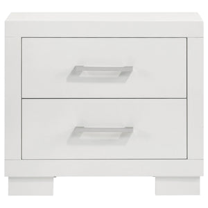 Jessica 4-piece Queen LED Bedroom Set Snow White