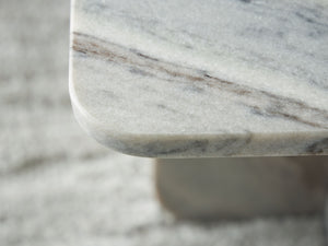 Baretton - Black / White / Taupe - 15" Accent Cocktail Table