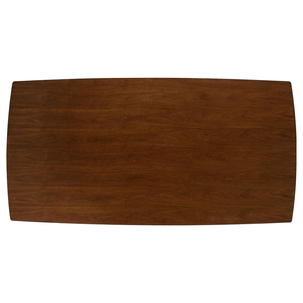 Malone 5-piece Rectangular Dining Table Set Dark Walnut