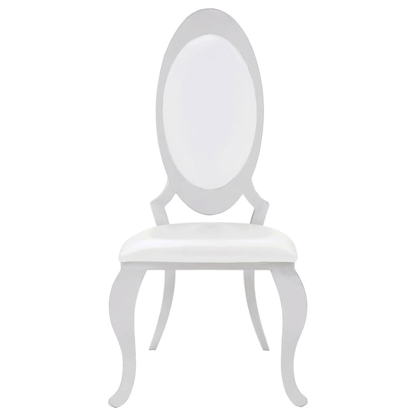 Anchorage Upholstered Dining Chair Cream White (Set of 2)
