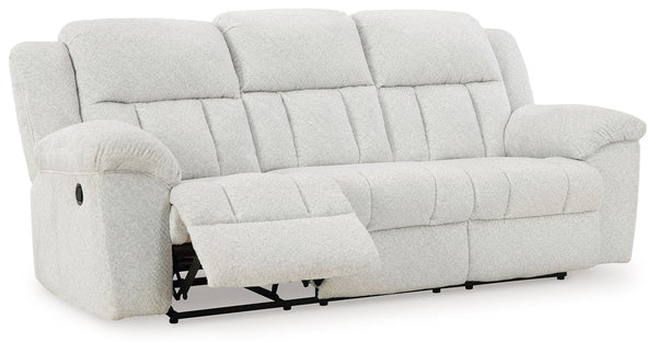  ultra-soft upholstery keeps everyone cozy as you lounge with family or guests. In a neutral hue