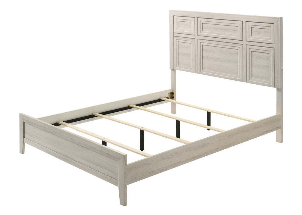 Lorraine - Twin Bed - Antique White