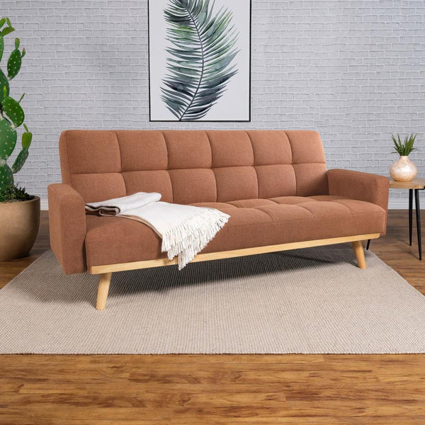  these pieces exhibit a sleek tufted design. Seamlessly transitioning from a chic sofa to a comfortable bed