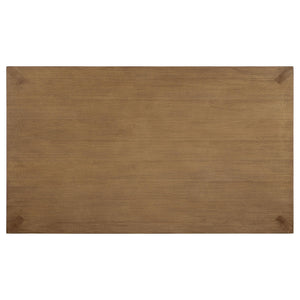 Bruner 7-piece 72-inch Rectangular Dining Set Natural Brown