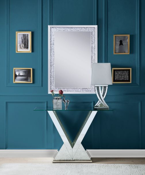  Mirrored & Faux Diamonds - 32"