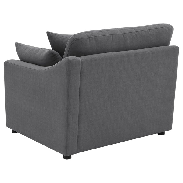 Hobson Upholstered RAF Chair Charcoal