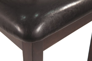 Hammis - Dark Brown - 5 Pc. - Drop Leaf Table