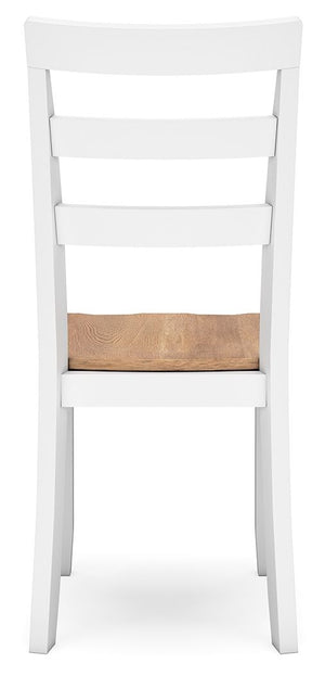 Gesthaven - Natural / White - Dining Room Side Chair (Set of 2)
