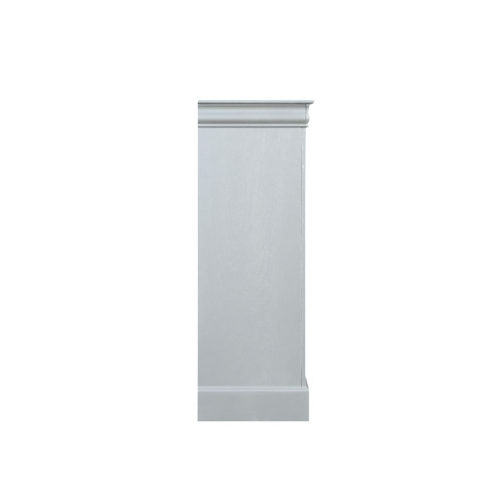 Bring casual elegance into your home with the Louis Phillipe chest. This chest is a piece that offers any bedroom a sophisticated look. Finished in classic finish with metal hardware, the simple moldings and luxurious pull handles add subtle style and app