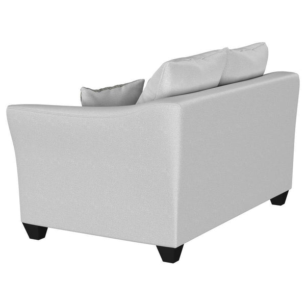 Salizar - Upholstered Flared Arm Loveseat - Sand
