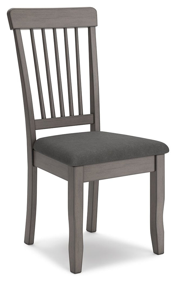 Serve up casual elegance with this dining chair. Its approachable character ushers a relaxed feel into kitchen nooks and small dining rooms. Design details like a spindle back elevate the look, with contrasting gray hues lending a monochromatic, modern ed