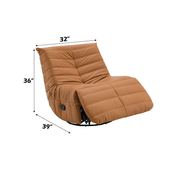 Talmon - Recliner With Swivel - Orange