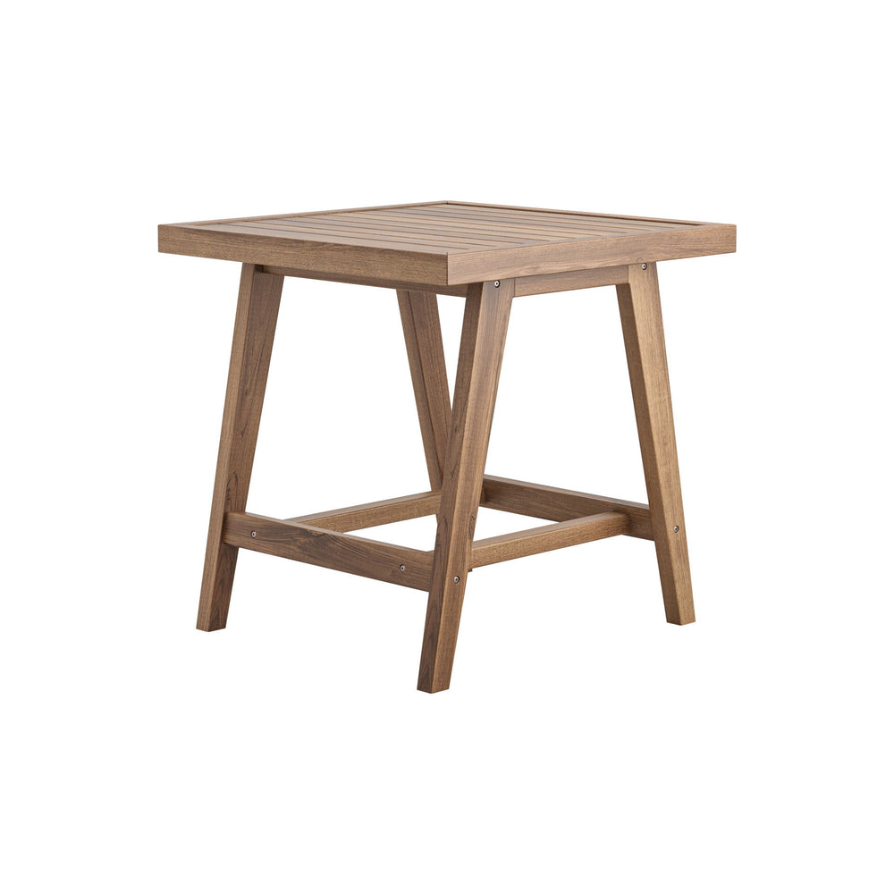 The Ashton Patio End Table is crafted for long-lasting durability and designed to enhance any outdoor space. Made from FSC-Certified Acacia solid wood, it offers exceptional strength and natural resistance to the elements, ensuring the table withstands we