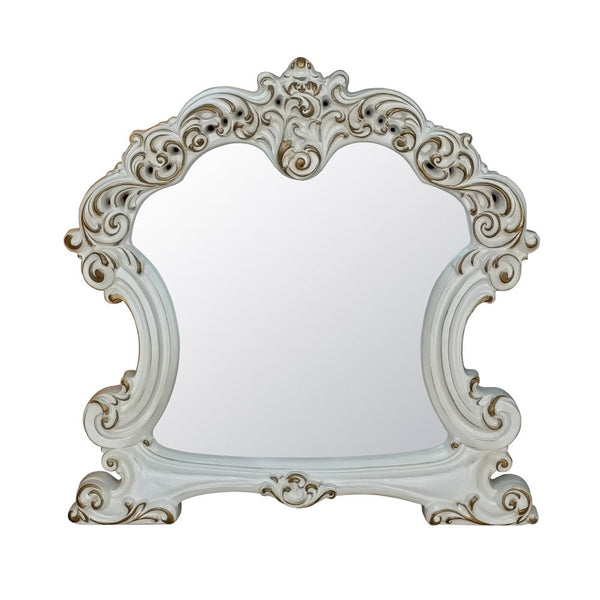  elegant hand-brushed gold is paired with an antique pearl.