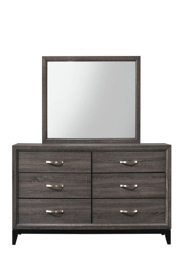 Akerson - Twin 4 Piece Bedroom Set - Gray
