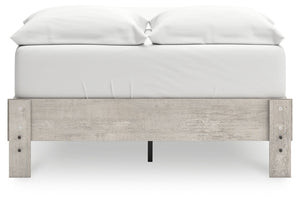 Shawburn - Whitewash - Platform Full Bed