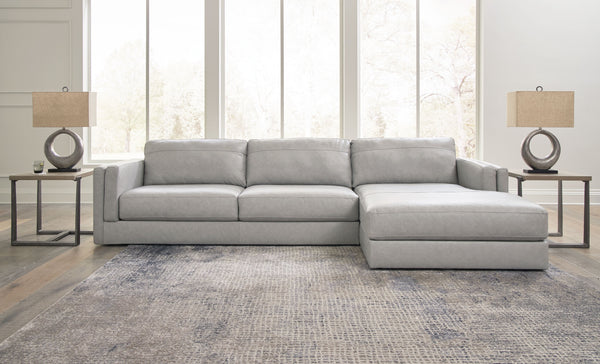  the plush cushions are wrapped with expertly matched leather and faux leather u