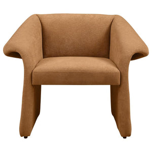 Ramsey - Upholstered Sloped Arm Accent Chair - Honey