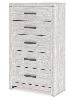  this chest of drawers embraces the aesthetics of countryside living and repurposes them for modern settings. Its whitewash paint