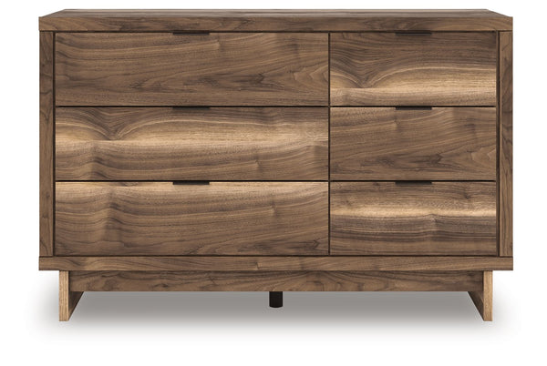  while the angular base incorporates contemporary motifs. Integrated drawer handles round ou