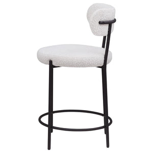 Viola - Boucle Upholstered Counter Chair (Set of 2) - Cream