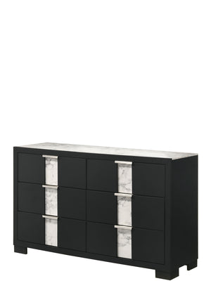 Rangley - King 4 Piece Bedroom Set - Black